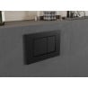 Bouton de chasse pneumatique Mexen Fenix Air 10 XS, noir mat - 6A1003
