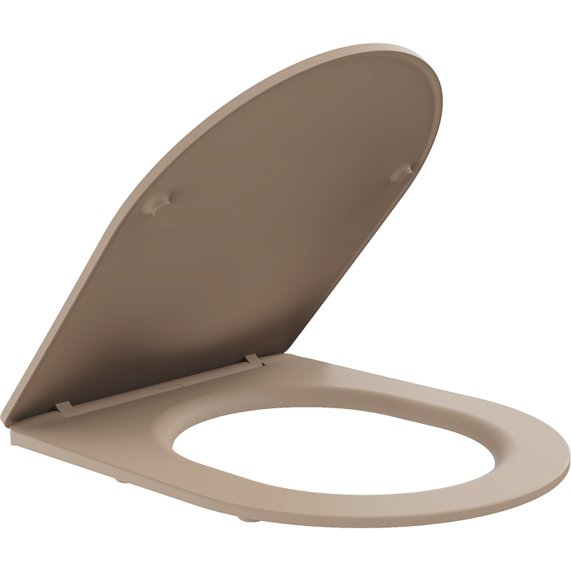 Mexen slim soft-closing toilet seat, duroplast, cappuccino matte - 39740064