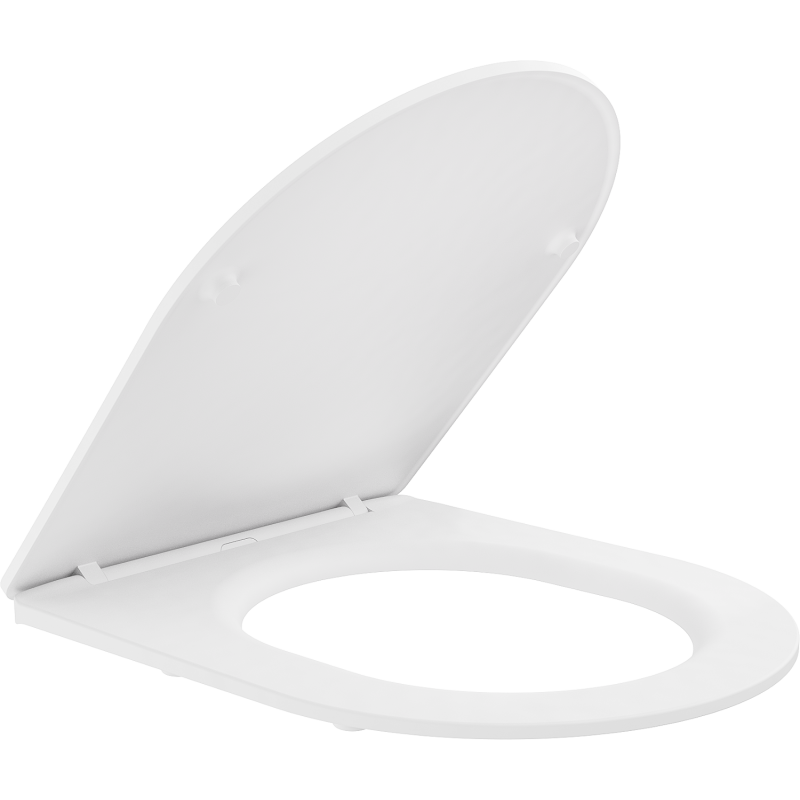 Mexen slim slow-closing toilet seat, duroplast, matte white - 39740001