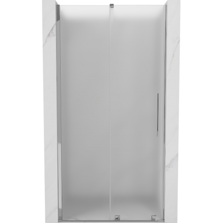 Mexen Velar portes de douche coulissantes 90 cm, givré, chrome - 871-090-000-31-01