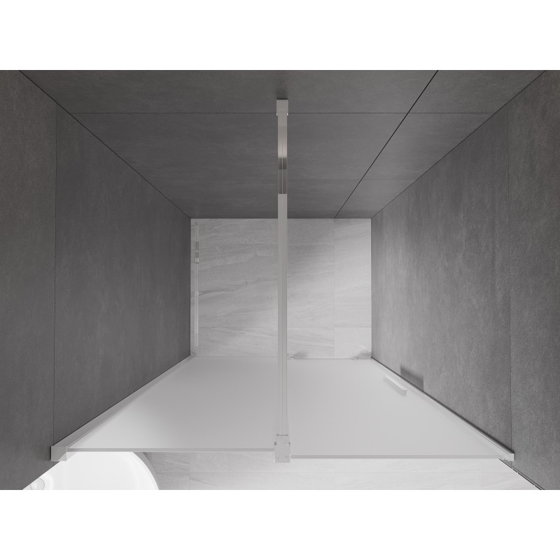 Mexen Velar drzwi prysznicowe rozsuwane 90 cm, szron, chrom - 871-090-000-31-01