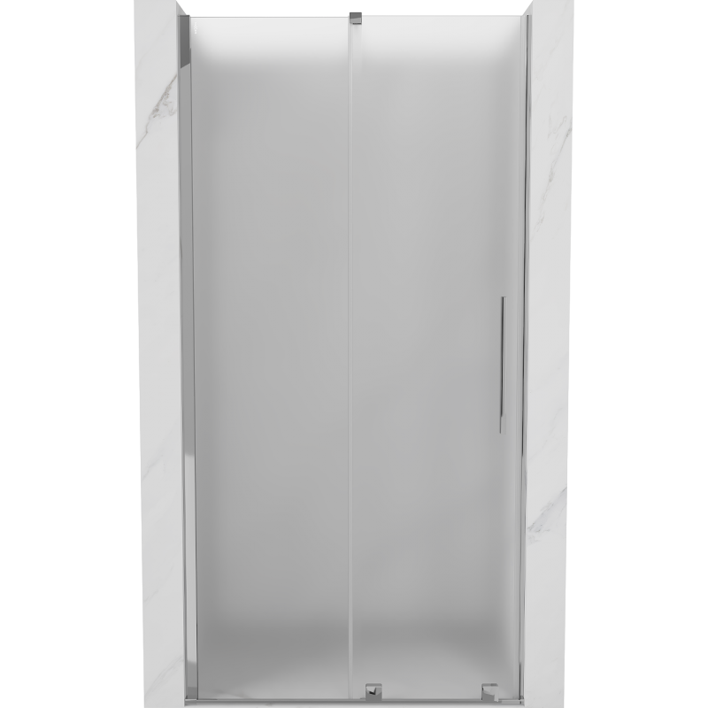 Mexen Velar Schiebetür für Dusche 110 cm, Frost, Chrom - 871-110-000-31-01