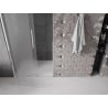 Mexen Velar portes de douche coulissantes 110 cm, givre, chrome - 871-110-000-31-01