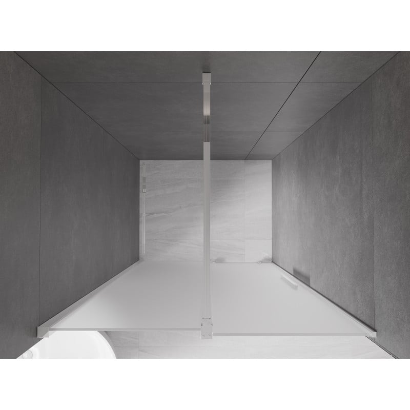 Mexen Velar portas de chuveiro de correr 110 cm, fosco, cromado - 871-110-000-31-01