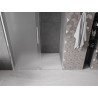 Mexen Velar drzwi prysznicowe rozsuwane 140 cm, szron, chrom - 871-140-000-31-01
