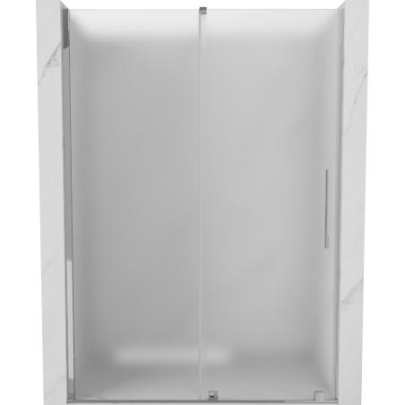 Mexen Velar klizna vrata za tuš 130 cm, matirano, krom - 871-130-000-31-01