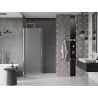 Mexen Velar drzwi prysznicowe rozsuwane 140 cm, szron, chrom - 871-140-000-31-01
