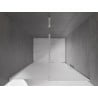 Mexen Velar porte de douche coulissantes 120 cm, givré, chrome - 871-120-000-31-01