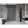 Mexen Velar drzwi prysznicowe rozsuwane 130 cm, szron, chrom - 871-130-000-31-01