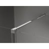 Mexen Velar portes de douche coulissantes 130 cm, givré, chrome - 871-130-000-31-01