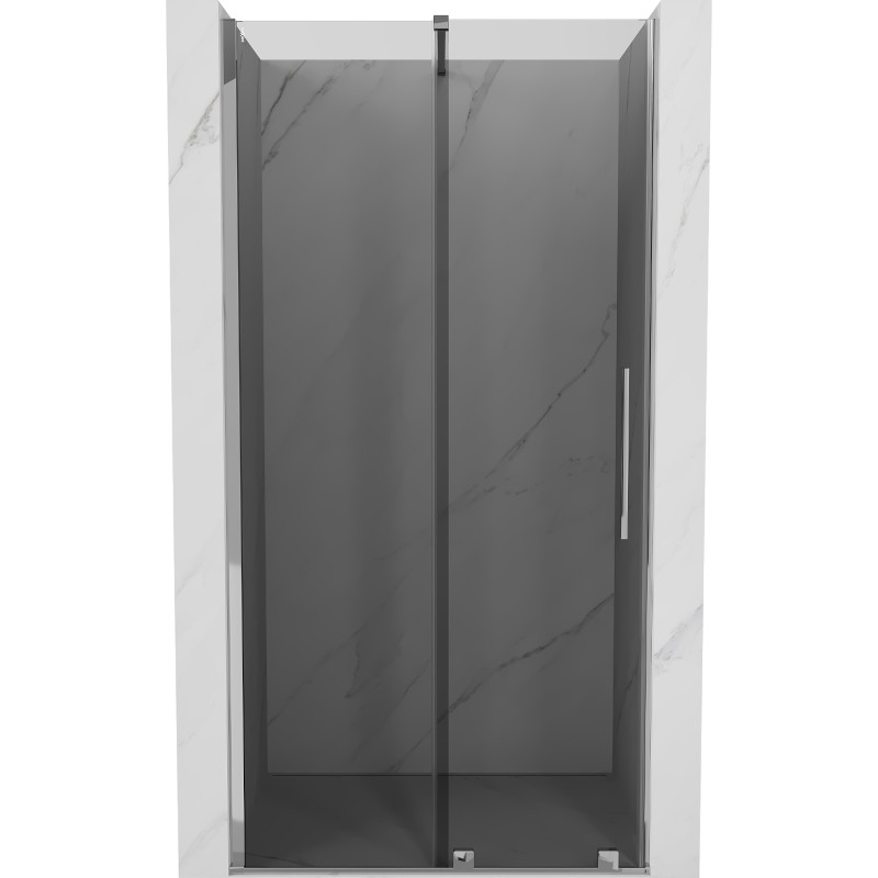 Mexen Velar dušiseina lükanduks 90 cm, grafiit, kroom - 871-090-000-41-01