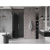 Mexen Velar dušiseina lükanduks 90 cm, grafiit, kroom - 871-090-000-41-01