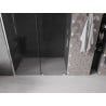 Mexen Velar sliding shower door 130 cm, graphite, chrome - 871-130-000-41-01