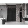 Mexen Velar sliding shower door 130 cm, graphite, chrome - 871-130-000-41-01