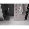 Mexen Velar porte de douche coulissante 90 cm, graphite, chrome - 871-090-000-41-01