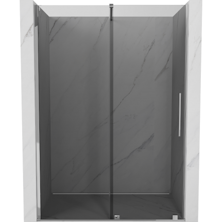 Mexen Velar drzwi prysznicowe rozsuwane 140 cm, grafit, chrom - 871-140-000-41-01