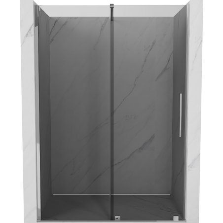 Mexen Velar Duschschiebetür 140 cm, Grafit, Chrom - 871-140-000-41-01