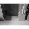 Mexen Velar sliding shower door 140 cm, graphite, chrome - 871-140-000-41-01