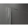 Mexen Velar sliding shower door 130 cm, graphite, chrome - 871-130-000-41-01