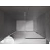 Mexen Velar portes de douche coulissantes 160 cm, graphite, chrome - 871-160-000-41-01