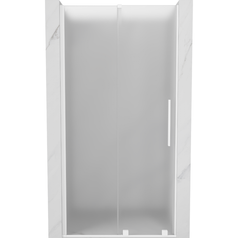 Mexen Velar portas de duche de correr 90 cm, fosco, branco - 871-090-000-31-20