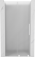 Mexen Velar lükand dušiuksed 110 cm, härmatis, valge - 871-110-000-31-20