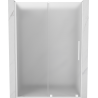 Mexen Velar puerta de ducha corredera 130 cm, escarcha, blanco - 871-130-000-31-20