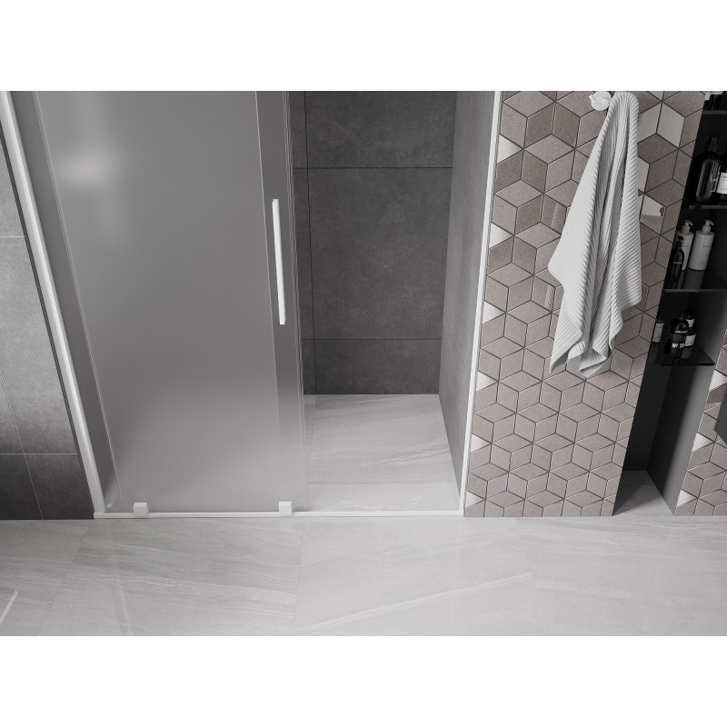 Mexen Velar lükand dušiuks 150 cm, härmatis, valge - 871-150-000-31-20