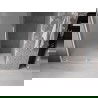 Mexen Velar Schiebetüren, 150 cm, satiniert, weiß - 871-150-000-31-20