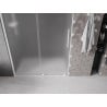Mexen Velar drzwi prysznicowe rozsuwane 140 cm, szron, białe - 871-140-000-31-20