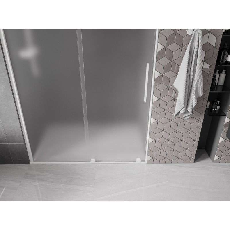 Mexen Velar lükand duššiuks 130 cm, härmas, valge - 871-130-000-31-20