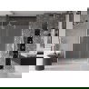 Mexen Velar Schiebetüren, 150 cm, satiniert, weiß - 871-150-000-31-20