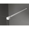 Mexen Velar drzwi prysznicowe rozsuwane 120 cm, szron, białe - 871-120-000-31-20