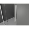 Mexen Velar drzwi prysznicowe rozsuwane 120 cm, szron, białe - 871-120-000-31-20