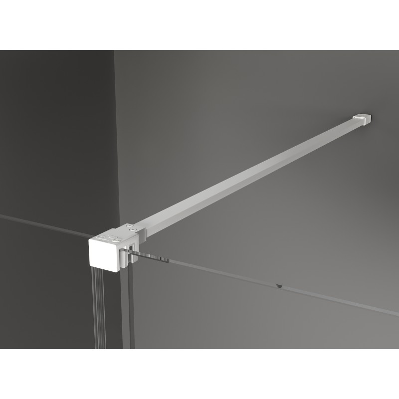 Mexen Velar bīdāmās dušas durvis 160 cm, matētas, baltas - 871-160-000-31-20