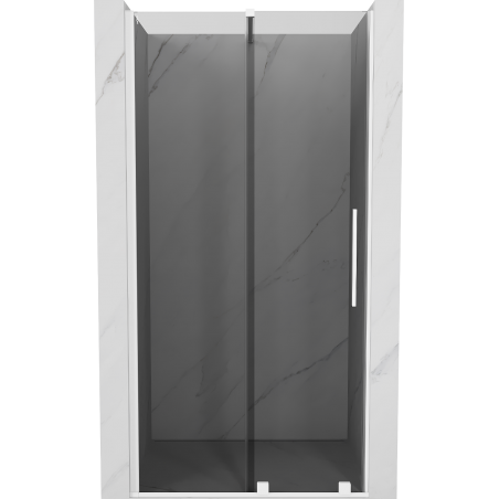 Mexen Velar Duschschiebetür 120 cm, Grafit, Weiß - 871-120-000-41-20