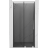 Mexen Velar schuifdouchedeur 120 cm, grafiet, wit - 871-120-000-41-20