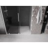 Mexen Velar 150 cm Sliding Shower Doors, Graphite, White - 871-150-000-41-20