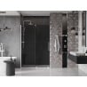 Mexen Velar drzwi prysznicowe rozsuwane 160 cm, grafit, białe - 871-160-000-41-20