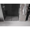 Mexen Velar drzwi prysznicowe rozsuwane 150 cm, grafit, białe - 871-150-000-41-20