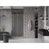 Mexen Velar sliding shower doors 90 cm, frosted, gold - 871-090-000-31-50