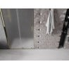 Mexen Velar sliding shower door 110 cm, frosted, gold - 871-110-000-31-50