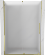 Mexen Velar Schiebetür Duschwand 160 cm, Frost, Gold - 871-160-000-31-50
