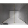 Mexen Velar sliding shower door 110 cm, frosted, gold - 871-110-000-31-50