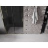 Mexen Velar drzwi prysznicowe rozsuwane 120 cm, grafit, złote - 871-120-000-41-50