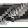 Mexen Velar Schiebetür-Duschwand 130 cm, Grafit, Gold - 871-130-000-41-50