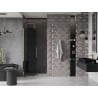 Mexen Velar drzwi prysznicowe rozsuwane 120 cm, grafit, złote - 871-120-000-41-50