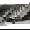 Mexen Velar Schiebetür-Duschwand 130 cm, Grafit, Gold - 871-130-000-41-50