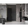Mexen Velar sliding shower doors 130 cm, graphite, gold - 871-130-000-41-50
