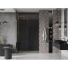 Mexen Velar sliding shower doors 150 cm, graphite, gold - 871-150-000-41-50